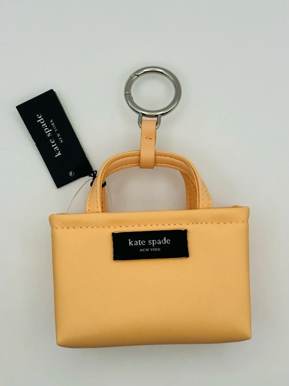 Kate Spade Charmed Nano Tote Bag Charm - Light Cantaloupe - Peach
